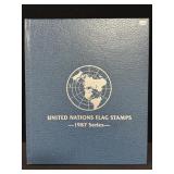 UNITED NATIONS FLAG STAMPS 1987 SERIES VOL. 8