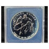 93 CANADIAN BRILLIANT UNC. STERLING SILVER DOLLAR