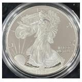 1994-P PROOF SILVER EAGLES - BOX AND COA