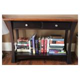 Brooklyn Black & Elm Wood Open Sofa Table