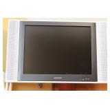 20' Sharp Wall Mounted TV (no remote)