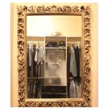 Decorative Scroll & Shell Carving Framed Mirror
