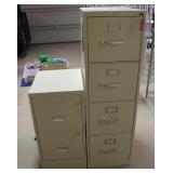 (2) Metal Filling Cabinets
