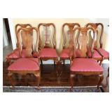 (6) 20th Cen. Queen Anne Style Cherry Dining Chair