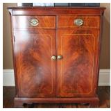 Drexel Style Flame Mahogany Media Cabinet