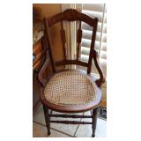 Victorian Eastlake Style Cane Seat Dining Chair