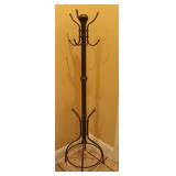 69' Antique Style Brass Coat Rack