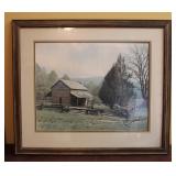 Shopene Cabin Frontier Print Framed Signed