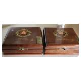 (2) Arturo Fuente Don Carlos Reserva Cigar Boxes