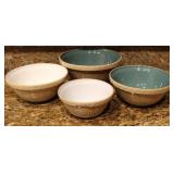 Mason Cash & Co England Stoneware Mixing Bowls
