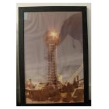 Knoxville's Sun Sphere Print Framed