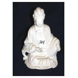 WHITE PORCELAIN FIGURE OF 'GUANYIN'