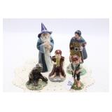 (5) ROYAL DOULTON 'LORD OF THE RINGS FIGURINES