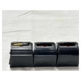 (3) RUGER 10 ROUND 10/22 MAGAZINES - 1 IS LOADED