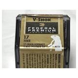 50 RDS FEDERAL V-SHOK .17 HMR AMMO