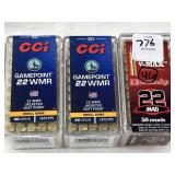 145 RDS ASSTD .22 MAG AMMO