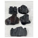 BAG OF (10) ASSTD GUN & MAGAZINE HOLSTERS