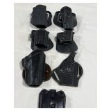 BAG OF (10) ASSTD GUN HOLSTERS
