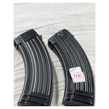 (2) 30 RD 7.62 x 39 STEEL MAGAZINES