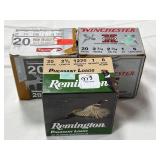 75 RDS .20 GA SHOTGUN SHELLS