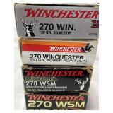 56 RDS ASSTD .270 WIN AMMO