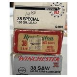 126 RDS OF .38 SPL & .38 S&W AMMO