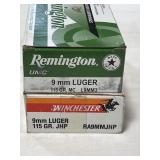 100 RDS RELOAD 9MM AMMO