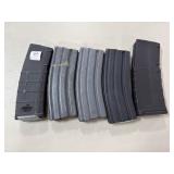 (5) ASSTD 5.56/223 30 ROUND MAGAZINES