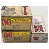 86 RDS .25 AUTO AMMO