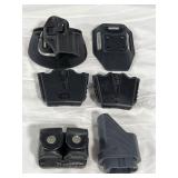 BAG OF (10) ASSTD GUN & MAGAZINE HOLSTERS
