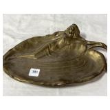 BRASS ART DECO STYLE DRESSER TRAY