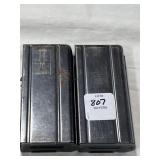 (2) .30 CAL M1 CARBINE MAGAZINES