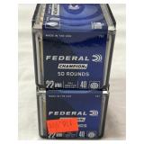 100 RDS FEDERAL .22 WMR AMMO