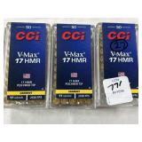 125 RDS CCI .17 HMR AMMO