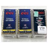 140 RDS CCI .17 HMR AMMO