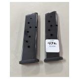 (2) BROWNING 9MM MAGAZINES