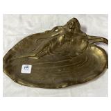 BRASS ART DECO STYLE DRESSER TRAY