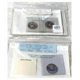 (3) ELVIS PRESLEY COLORIZED STATEHOOD QUARTERS