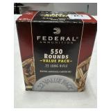 550 RDS FEDERAL .22 LR AMMO