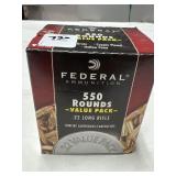 550 RDS FEDERAL .22 LR AMMO