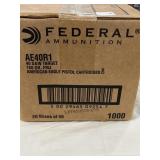 1,000 RDS FEDERAL .40 S&W TARGET 180 GR FMJ AMMO-