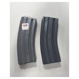 (2) 30RD MAGAZINES FOR AR-15/M16 LOADED W/.223 REM