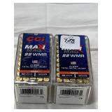 100 RDS CCI MAXI-MAG .22 WMR AMMO