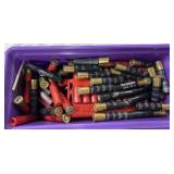 PURPLE AMMO BOX CONTAINING LOOSE .410