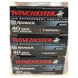 150 RDS WINCHESTER RANGER .40 S&W AMMO 180 GR