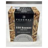 550 RDS FEDERAL .22 LR AMMO