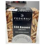 550 RDS FEDERAL .22 LR AMMO