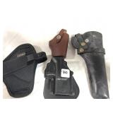 (4) ASSTD HOLSTERS