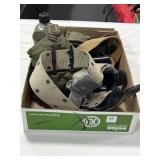 (3) WEBGEAR BELTS, (2) CANTEENS, ETC.