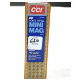 100 RDS CCI .22 LR MINIMAG AMMO